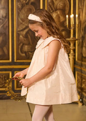 The Royal Silk Dress in Rose (4-10yrs) Dresses from Pepa London