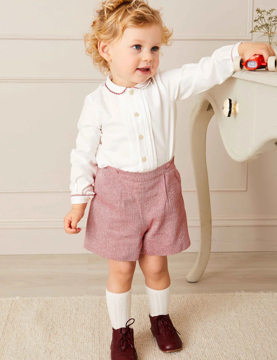 Ribbed Knitted Knee Socks in Cream (0mths-10yrs) Socks from Pepa London