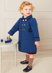 The Classic Blue Fair Isle Merino Wool Jumper Baby Boy Look Look  from Pepa London