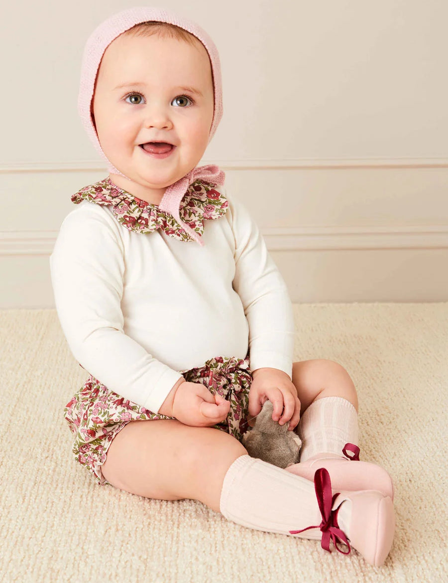 Daphne Floral Bloomers in Pink (3mths-2yrs) Bloomers from Pepa London