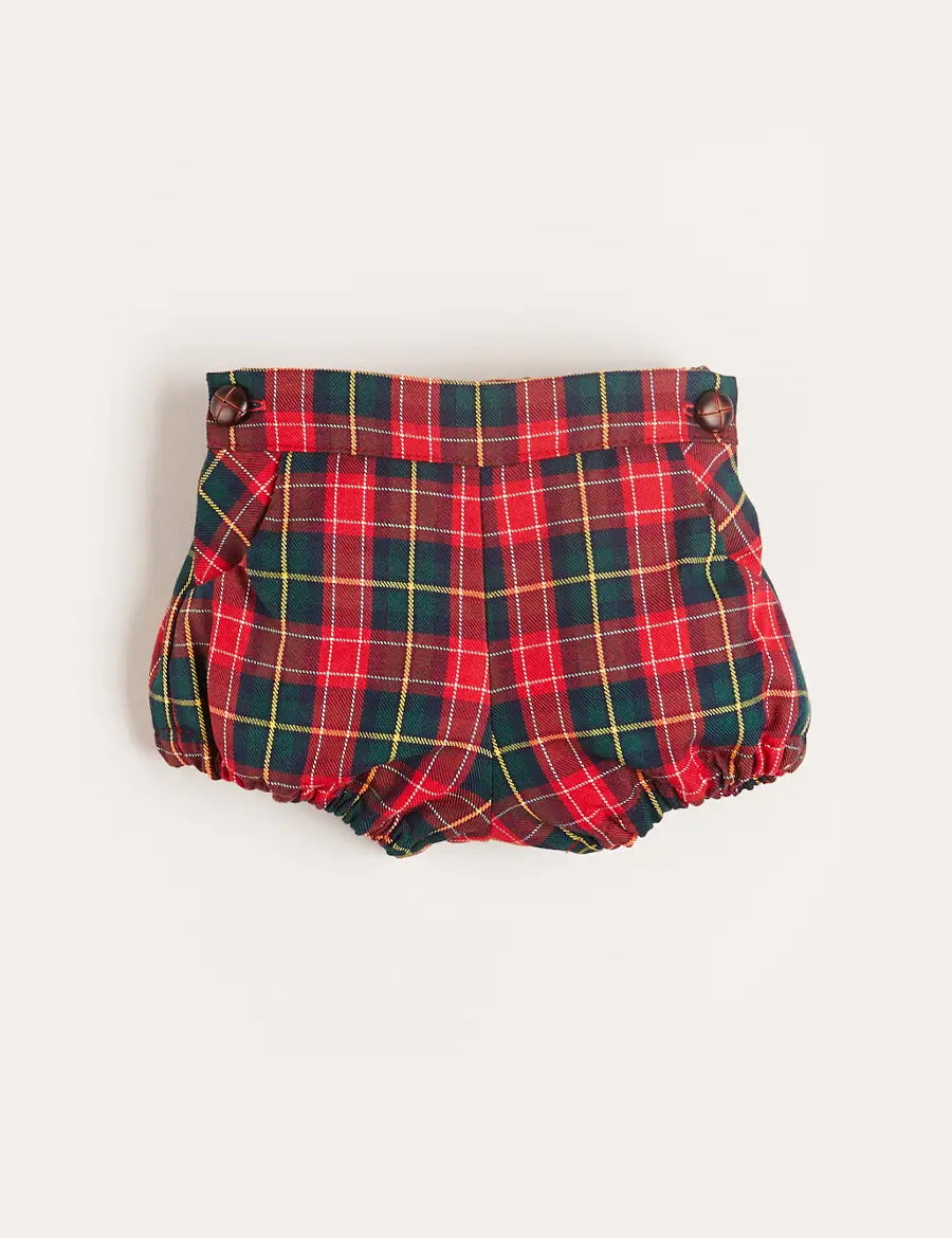 Belgravia Tartan Bloomers in Red (3mths-2yrs) Bloomers from Pepa London