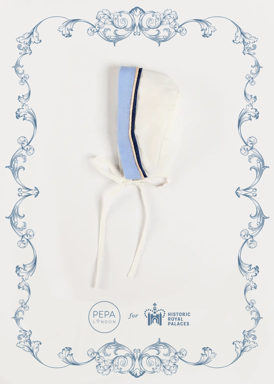 The Royal Mariner Bonnet in White (S-L) Bonnets from Pepa London
