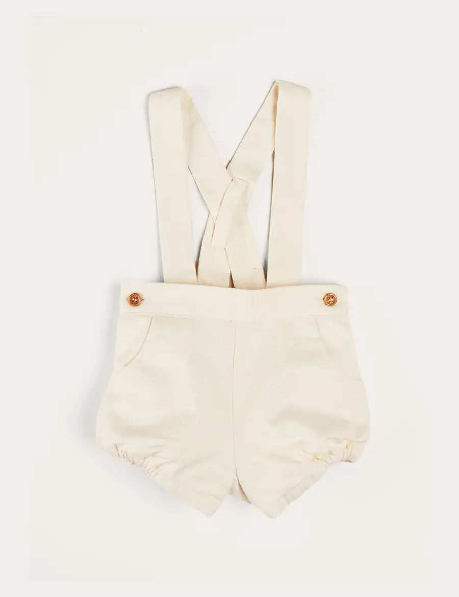 Plain Bloomers With Braces in White (6mths-2yrs) BLOOMER from Pepa London