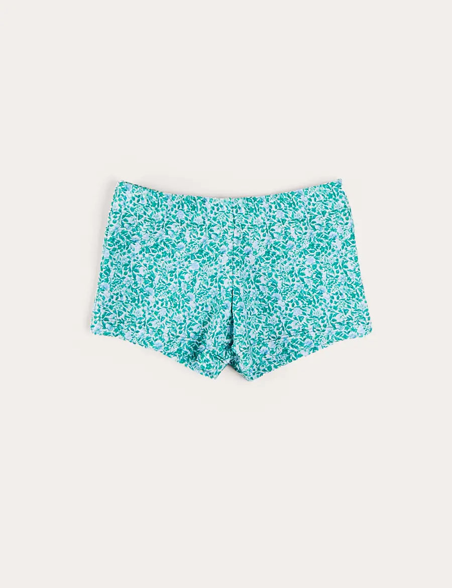 Adelaide Floral Swim Shorts in Green (12mths-4yrs) SWIMWEAR from Pepa London