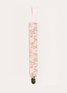 Eloise Floral Print Clip Dummy in Pink Accessories  from Pepa London