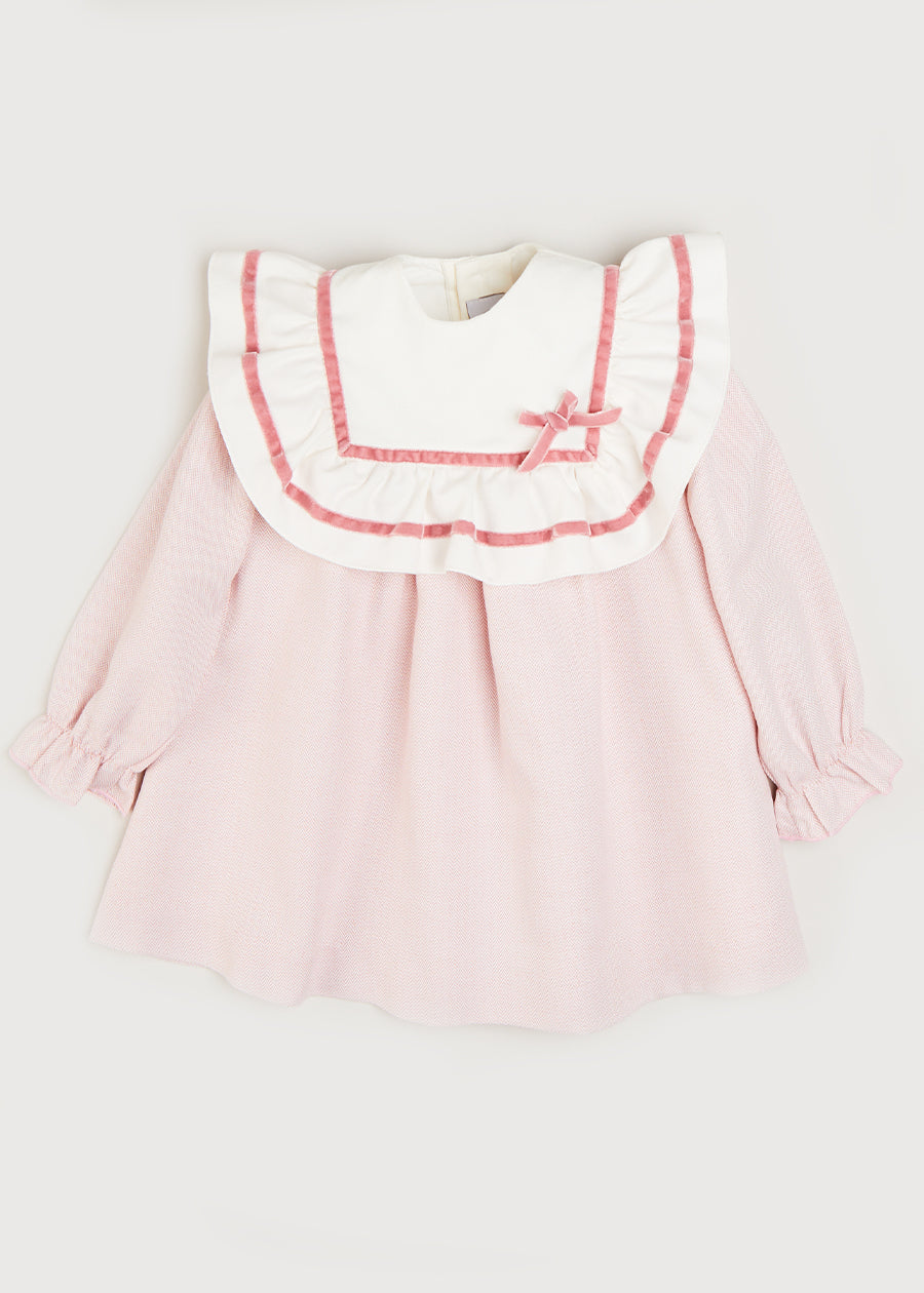 Ruffle hotsell bib dress