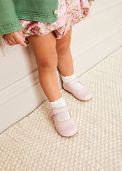 Mary Jane Baby Shoes in Pink (20-26EU) Shoes  from Pepa London