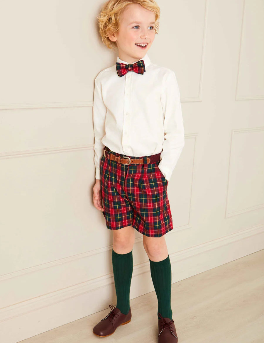 Ribbed Knee High Socks in Bottle Green (3mths-10yrs) Socks from Pepa London