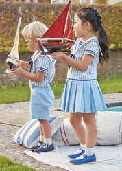 Multi Coloured Wooden Sailing Boat (Set Of 4) Toys  from Pepa London