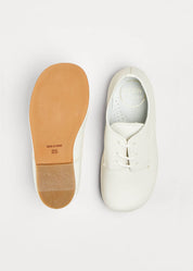 Boy's Ivory leather celebration shoes (20-34EU) Shoes  from Pepa London