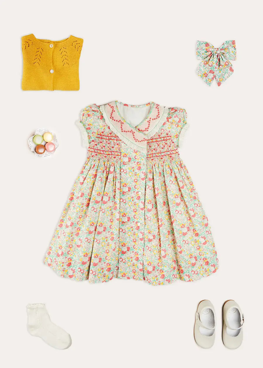 The Clementine Dress Toddler Girl Look Look from Pepa London