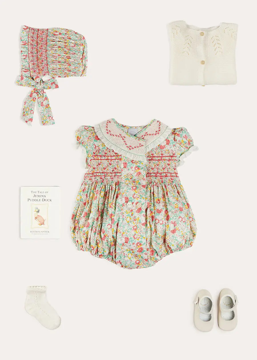 The Clementine Romper Baby Girl Look Look from Pepa London