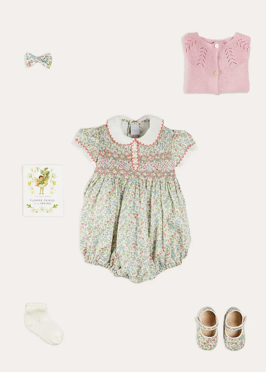 The Cordelia Romper Baby Girl Look Look from Pepa London
