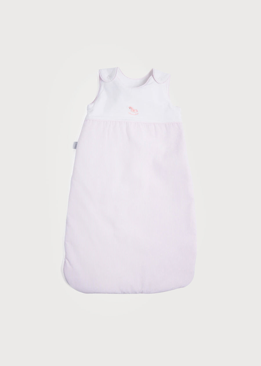 Pink Sleeping Bag with Rocking Horse Detail Accessories from Pepa London