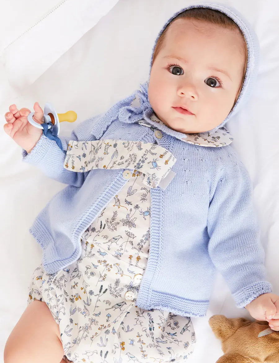 Ellis Dummy Clip in Blue Made with Liberty Fabric ACCESSORIES from Pepa London