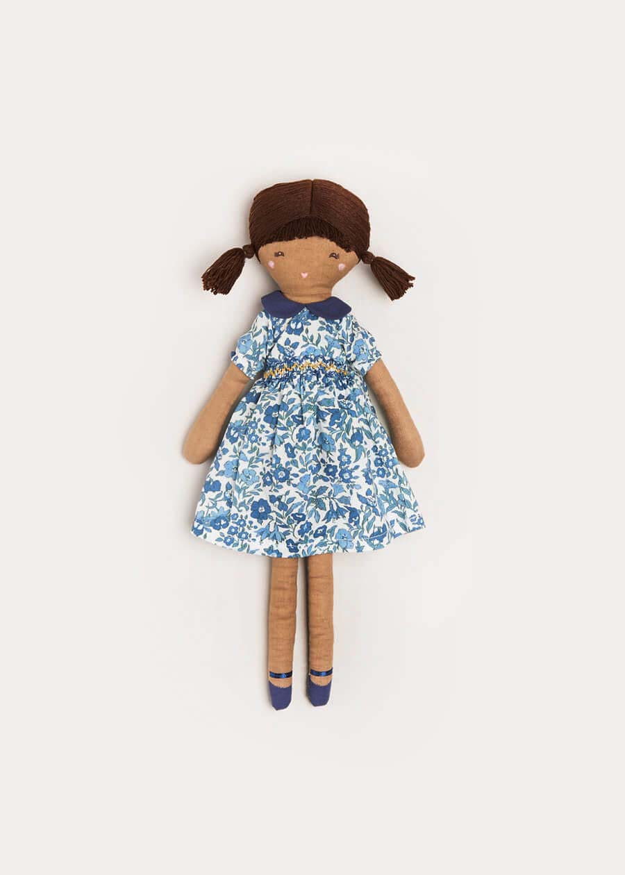 Daphne Floral Dress, Matching Albetta Dolly & Hair Bow Gift Sets from Pepa London