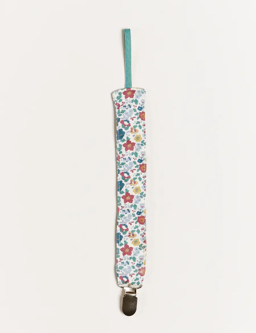 Emilia Floral Dummy Clip in Caramel Accessories from Pepa London