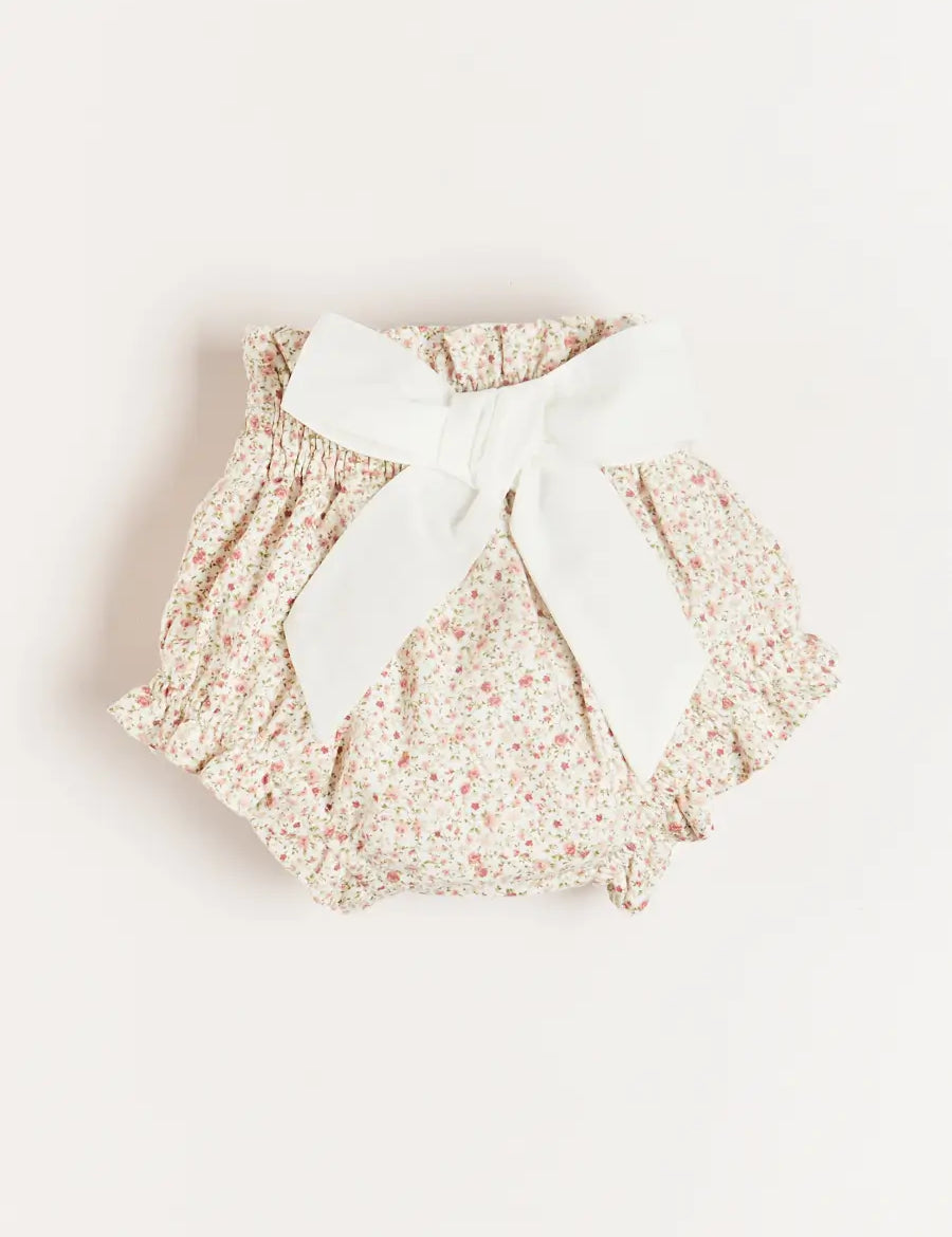 Ophelia Floral Bloomers in Pink (1mth-12mths) Bloomers from Pepa London