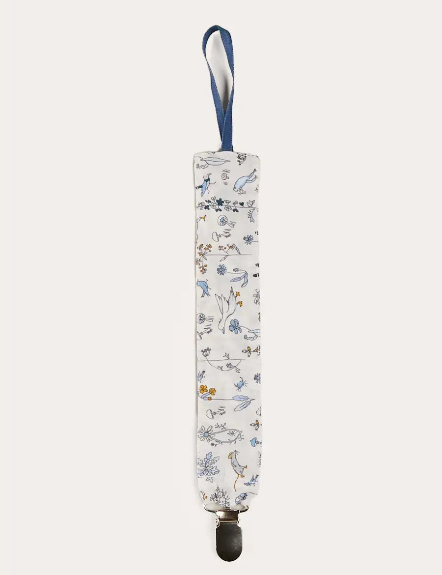 Ellis Dummy Clip in Blue Made with Liberty Fabric ACCESSORIES from Pepa London