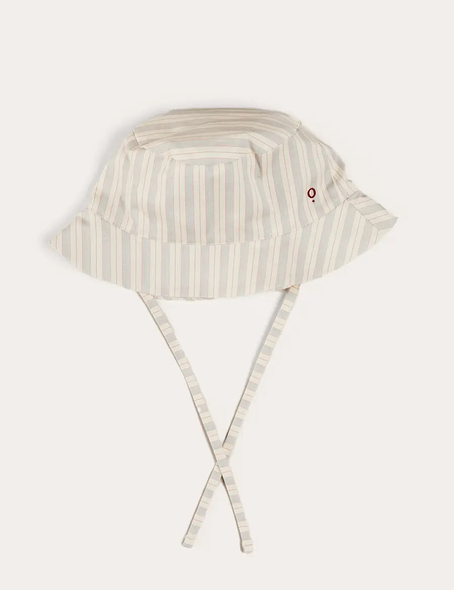 Brompton Striped Sun Hat in Beige (XS-M) ACCESSORIES from Pepa London