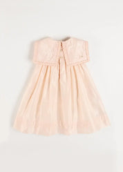The Royal Silk Dress in Rose (4-10yrs) Dresses from Pepa London