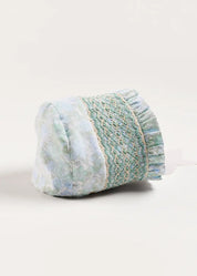 The Regency Floral Organza Bonnet in Green (S-M) Bonnets from Pepa London