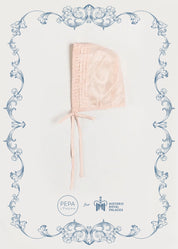 The Royal Silk Bonnet in Rose (S-M) Bonnets from Pepa London