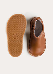 Leather Chelsea Boots In Brown (24-34EU) SHOES from Pepa London