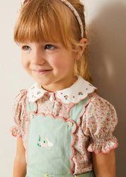 The Mabel Floral Blouse Toddler Girl Look Look from Pepa London