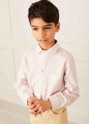 The Corduroy Burgundy Quilted Jacket Boy Look Look  from Pepa London
