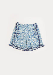 Daphne Floral Top, Shorts, Matching Albetta Dolly & Hair Bow Gift Sets from Pepa London