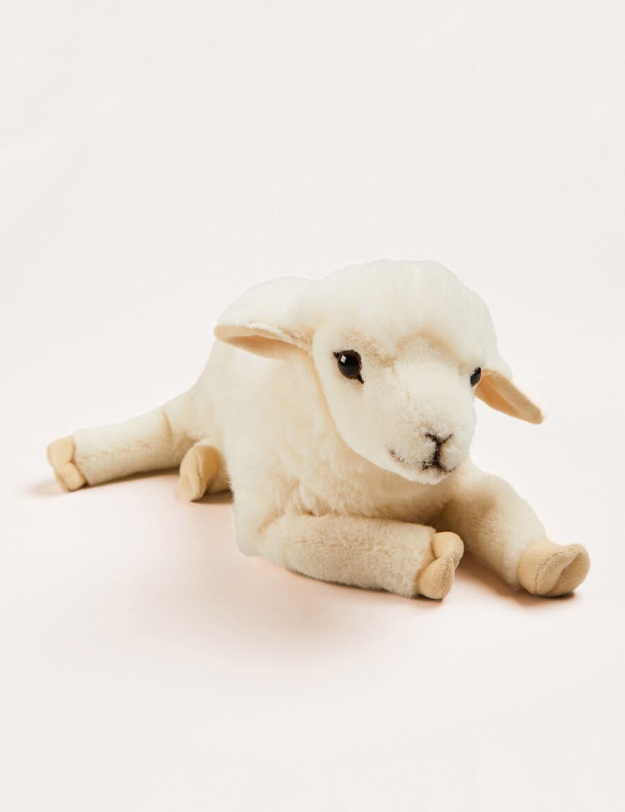 Lamb Toy (Alpaca Wool) in Cream TOYS from Pepa London