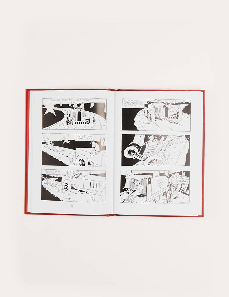 Tintin Book Set in Red Books from Pepa London