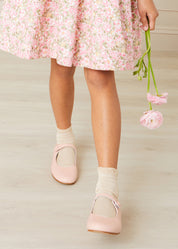Leather Mary Jane Shoes in Pink (24-34EU) Shoes  from Pepa London