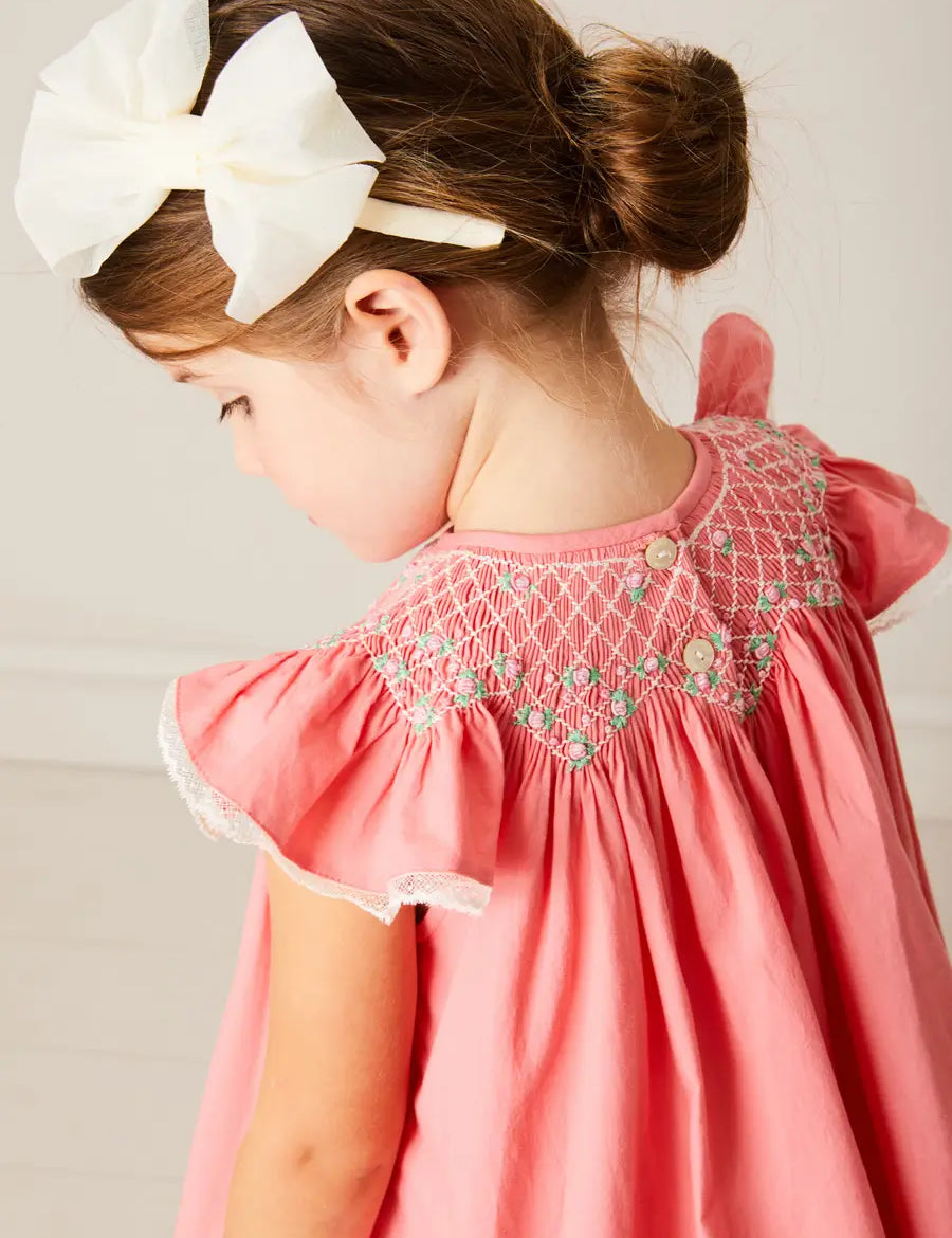 Traditional Big Bow Tulle Hairband in Ivory Hair Accessories from Pepa London