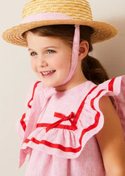 The Striped Ruffle Dress Toddler Girl Look Look from Pepa London