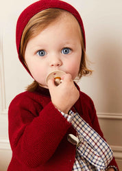 The Ebury Check Romper Baby Girl Look Look  from Pepa London