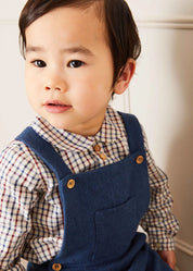 The Classic Navy Fair Isle Merino Wool Jumper Baby Boy Look Look  from Pepa London