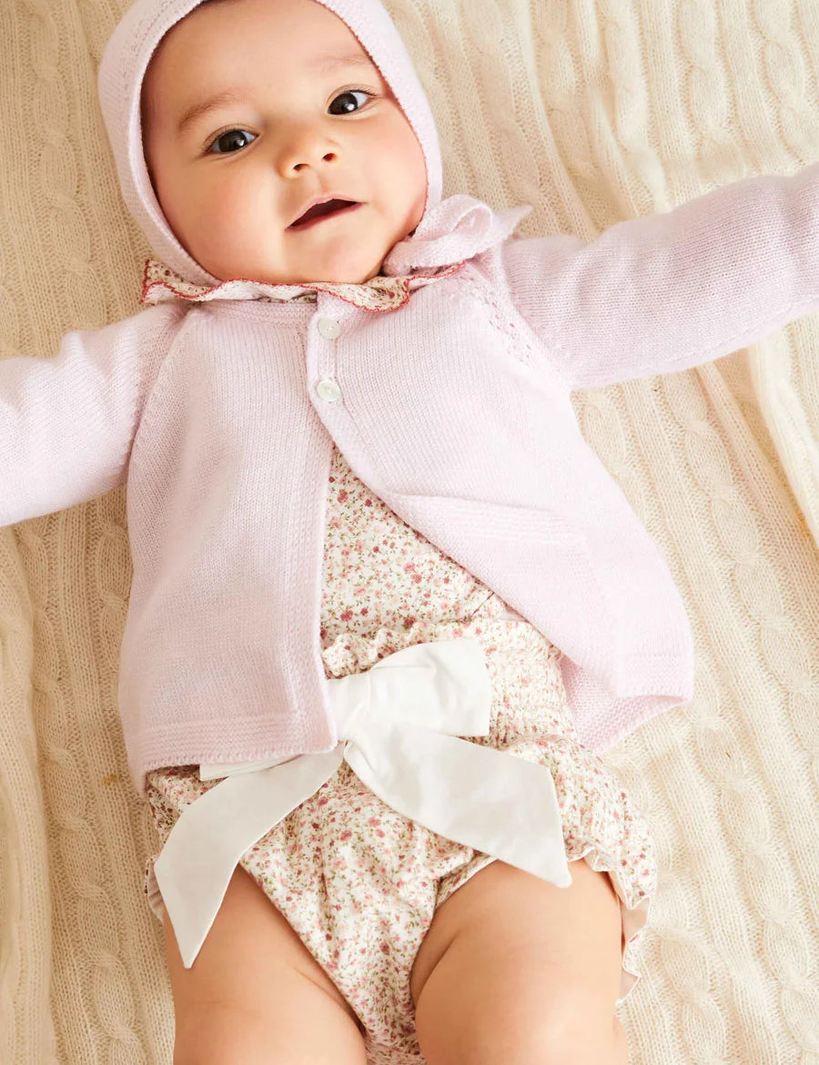 Ophelia Floral Bloomers in Pink (1mth-12mths) Bloomers from Pepa London
