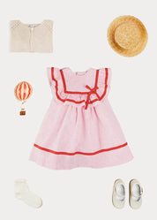The Striped Ruffle Dress Toddler Girl Look Look from Pepa London