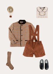 The Cadogan Houndstooth Shirt Toddler Boy Look