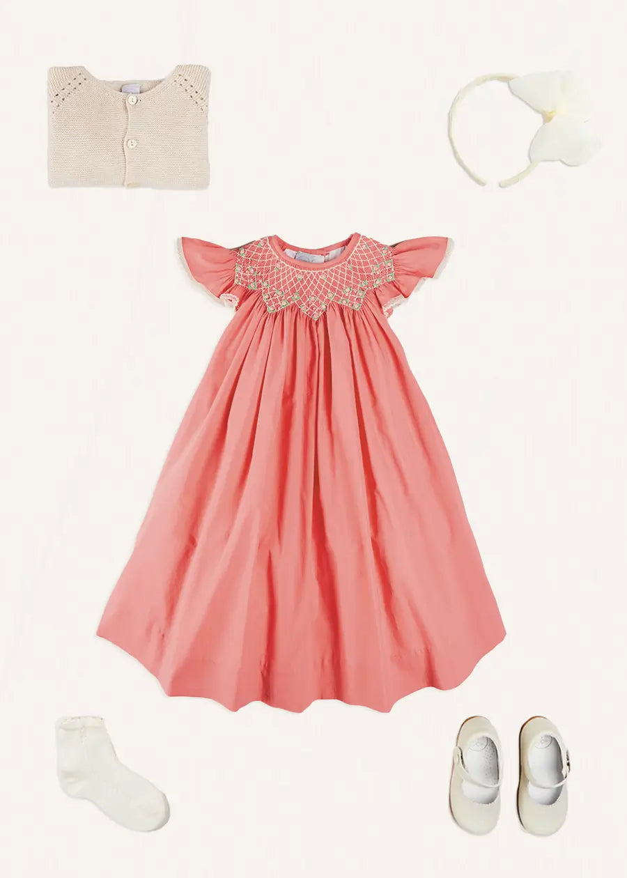 The Coral Dress Toddler Girl Look Look from Pepa London