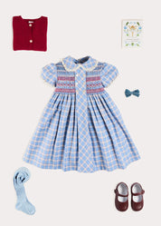 The Denby Check Dress Toddler Girl Look