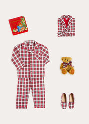 The Francis Tartan Pyjamas Set Toddler Boy Look