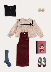 The Marianne Floral Blouse Girl Look