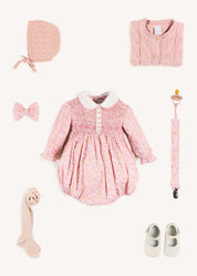 The Nellie Floral Romper Baby Girl Look