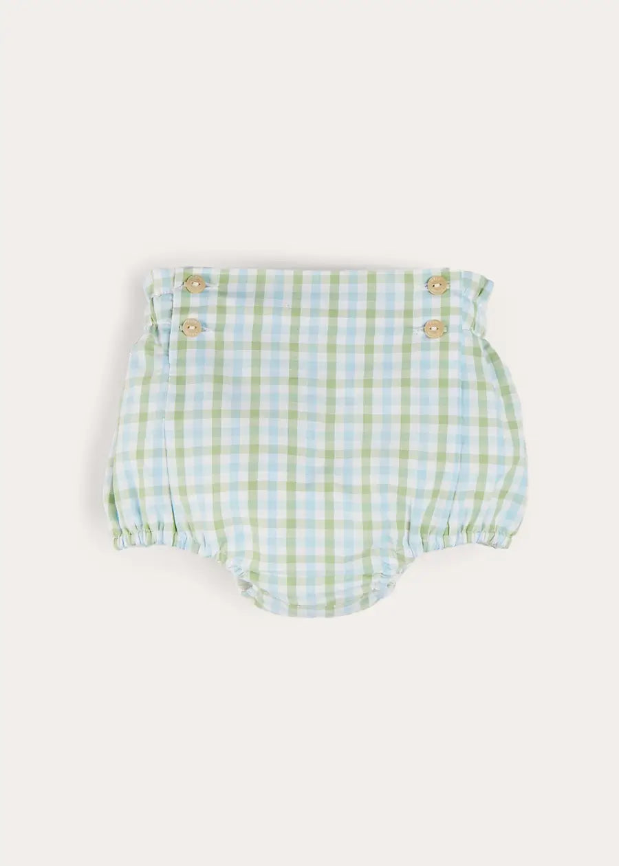 Catherine Gingham Button Detail Bloomers in Pink main image 1