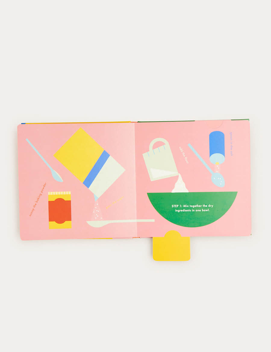 Cook In A Book - Pancakes Book in Yellow BOOKS from Pepa London