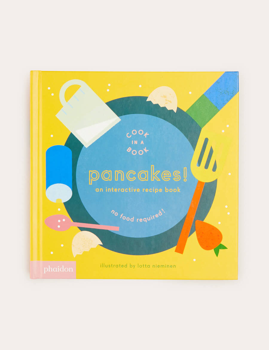 Cook In A Book - Pancakes Book in Yellow BOOKS from Pepa London