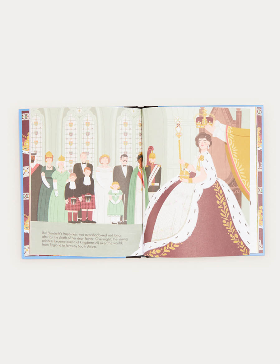 Little People, Big Dreams - Queen Elizabeth Book in Blue BOOKS from Pepa London